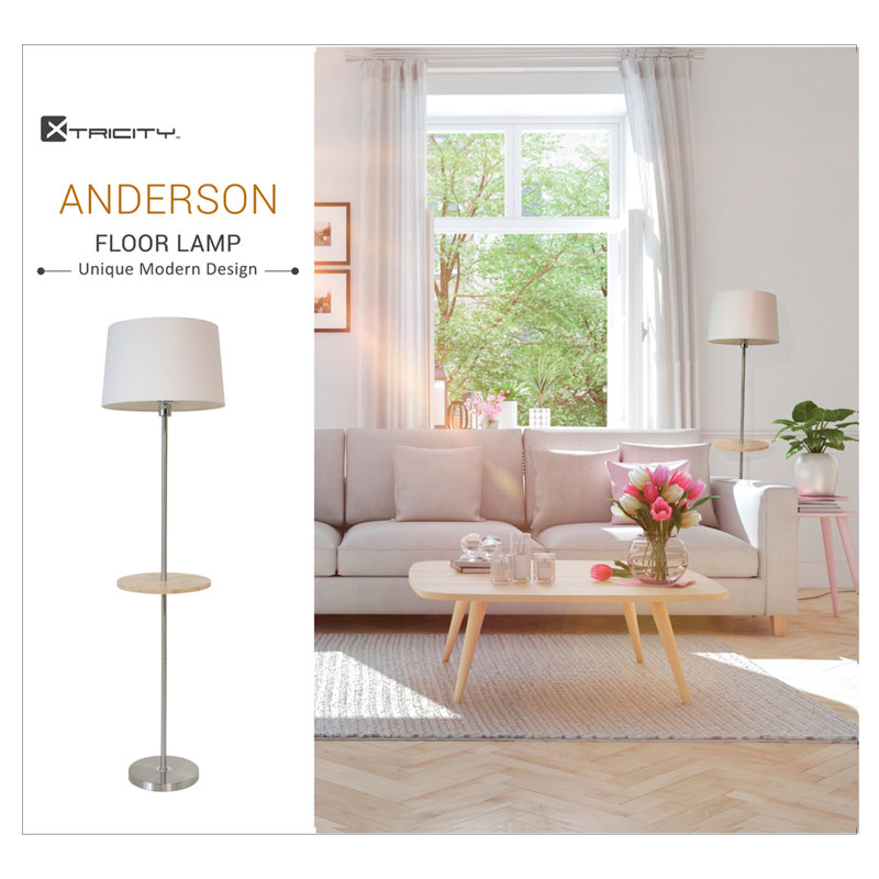 Lampe sur pied plateau de table 61 "Anderson