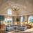 Modular Chenille Sofa With Dual Consoles, Extra-Large Storage, Wireless Charging, Removable Ottoman, Acrylic Table Tops & Side Storage Pockets For Living Room-1160454083