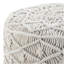 Coates - Pouf rond en macramé - Naturel