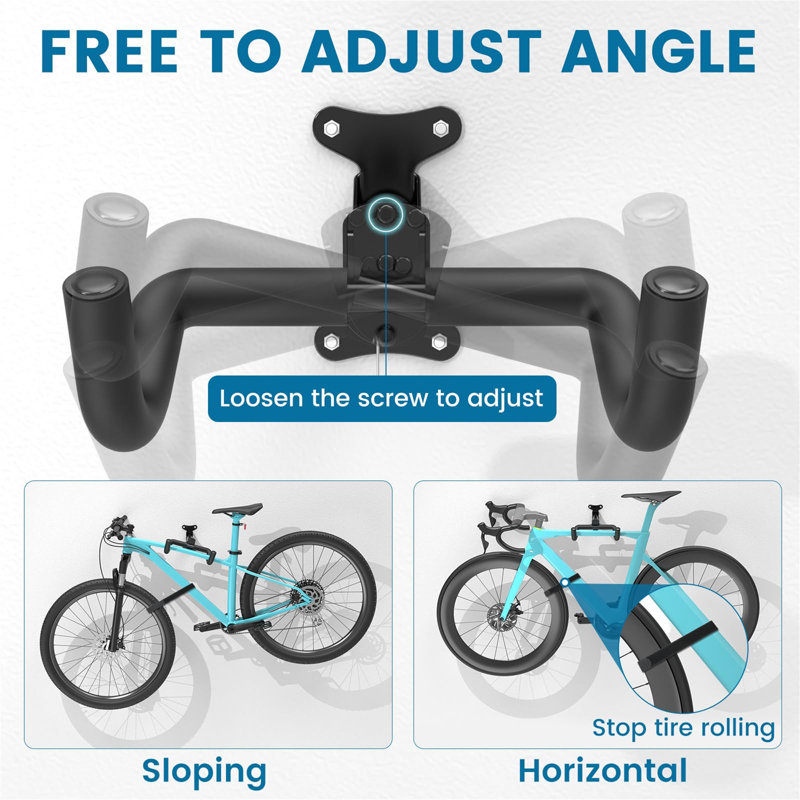 Metal Wall Mounted Bike Rack