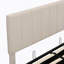 Lit plateforme double avec système de rangement hydraulique beige-1936987673-1936987674