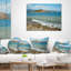 Coussin lombaire de petite île de mer
