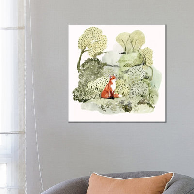 Fox Glen I by Victoria Borges - Wrapped Canvas Print