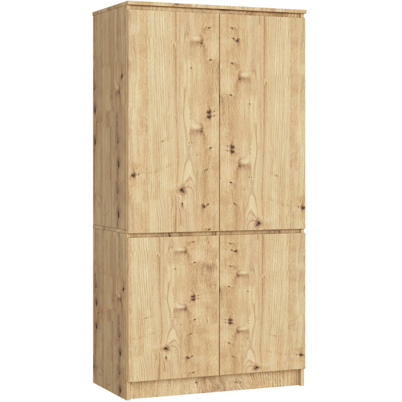 Silton 4 Door Manufactured Wood Wardrobe