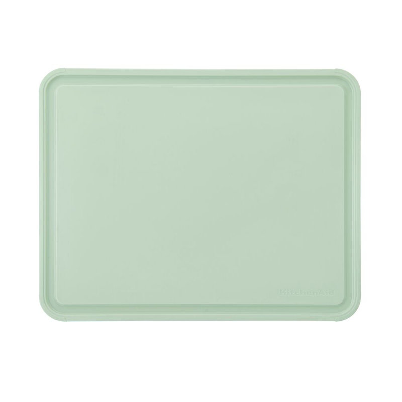 Kitchenaid Classic Non-Slip Poly Cutting Board, 11X14 Inch, Pistachio