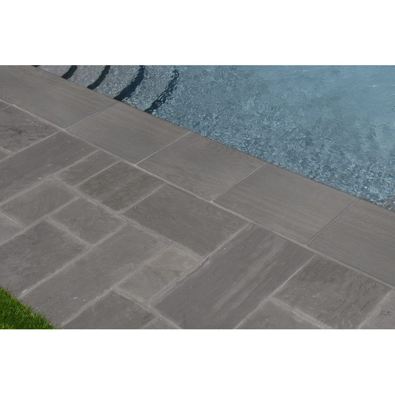 Duravia 13 in. x 24 in. x 0.79 in. Matte Porcelain Pool Coping (4.33 sq. ft./unit, 2 Piece), Azurith
