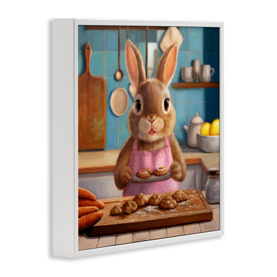 Mme. Bunny Bakewell, Giclée encadrée, design par Lucia Heffernan