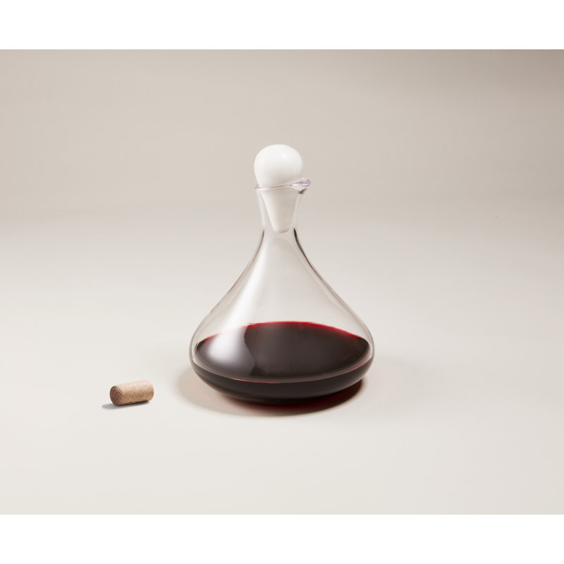 Vintner Wine Decanter with Marble Stopper