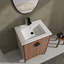 Ensemble de meuble-lavabo simple 24,02 po avec plateau en céramique Diomiro