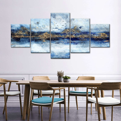 " Landscape Abstract " 5 - Pieces