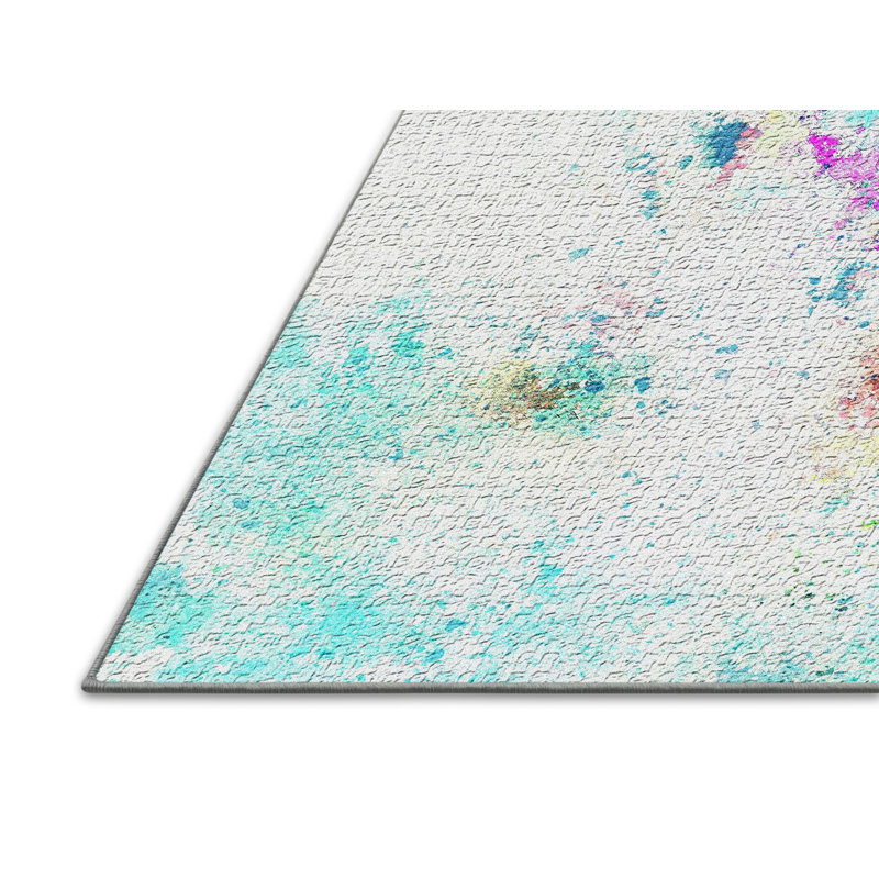 Abstract Indoor Rug, Rectangle 4' x 6'