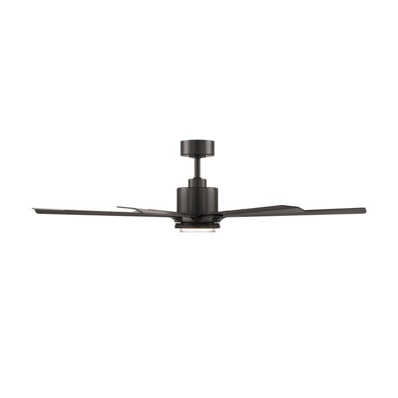 Ventilateur de plafond intelligent à 8 pales avec télécommande incluse, fonctionne avec Alexa et l'application iOS / Android