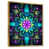 Toile avec cadre flottant or