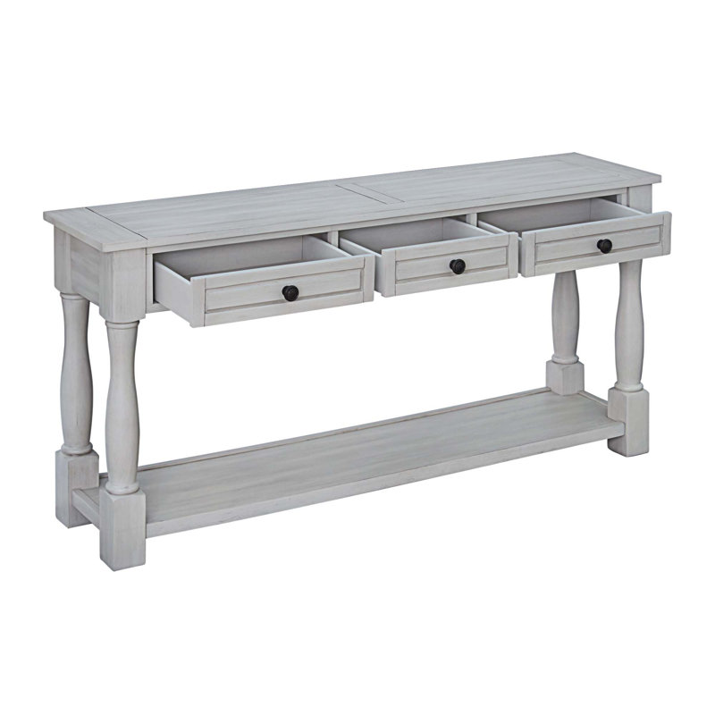 Cristle Buffet Table, Gris délavé