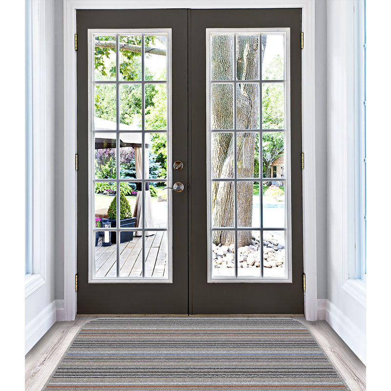 Barrera Kitchen Mat, Grey, Rectangle 80 x 140cm