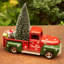 14" Red & Green Chrsitmas Truck