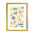 Toile encadrée d'or