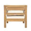 Ensemble de conversation d'extérieur en bois d'acacia avec coussins Fierro