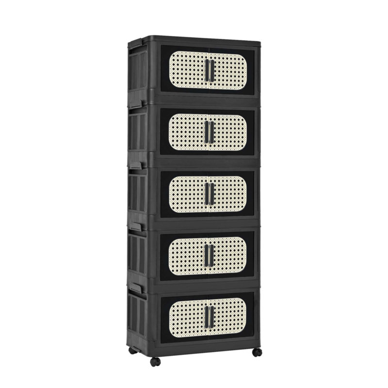 Armoire de rangement 20 po, Noir
