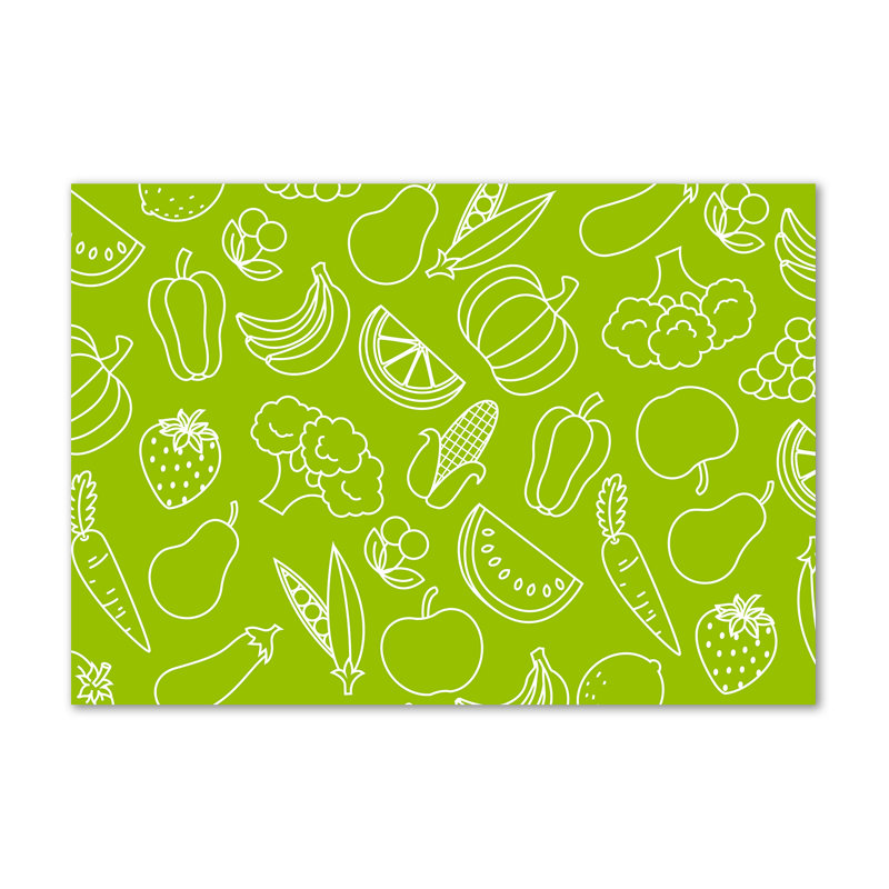 Fruits And Vegetables - Wrapped Canvas Print