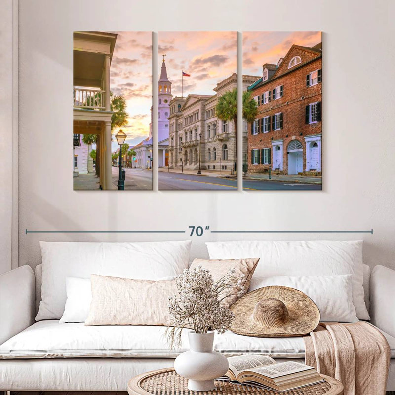 Nicci Idyllic Charleston Scene, 32" H x 50" W
