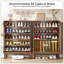 28.74" Storage Coffee Bar Cabinet With  2Doors & Shelves