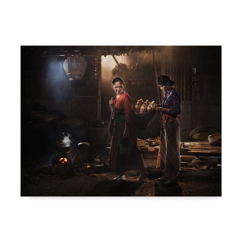 Dodyherawan 'On My Kitchen' Canvas Art Print