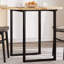 Plateau de table en bois naturel d'acacia massif moyen durable-1244910186