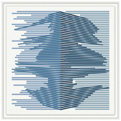 Blue Perspective 1 Print by Lillian August