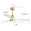 Ventilateur de plafond 48 po avec 3 lumières et ventilateur de plafond en bois-35928087
