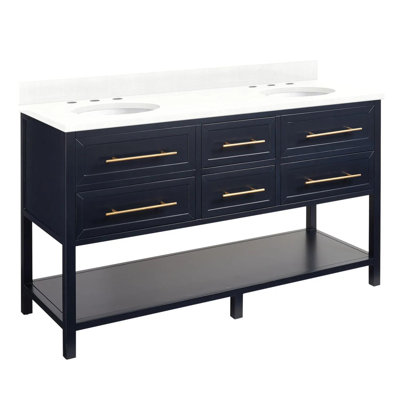 Robertson 60" Double Bathroom Vanity Set