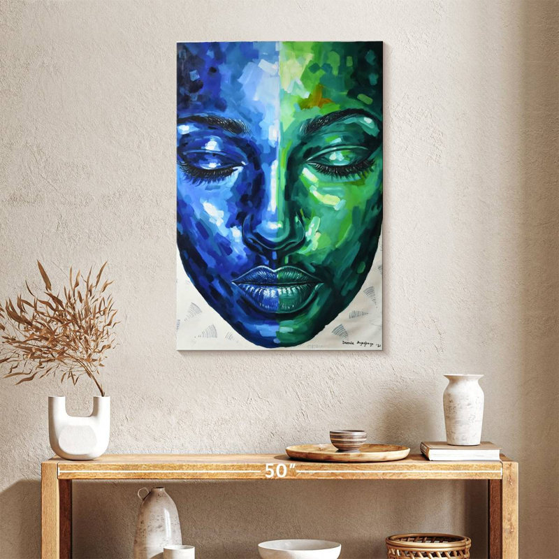 Leisha The Other Side II, 24" H x 16" W