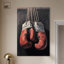 Affiche classique de gants de boxe rouges par Art Remedy-105315378-112015941