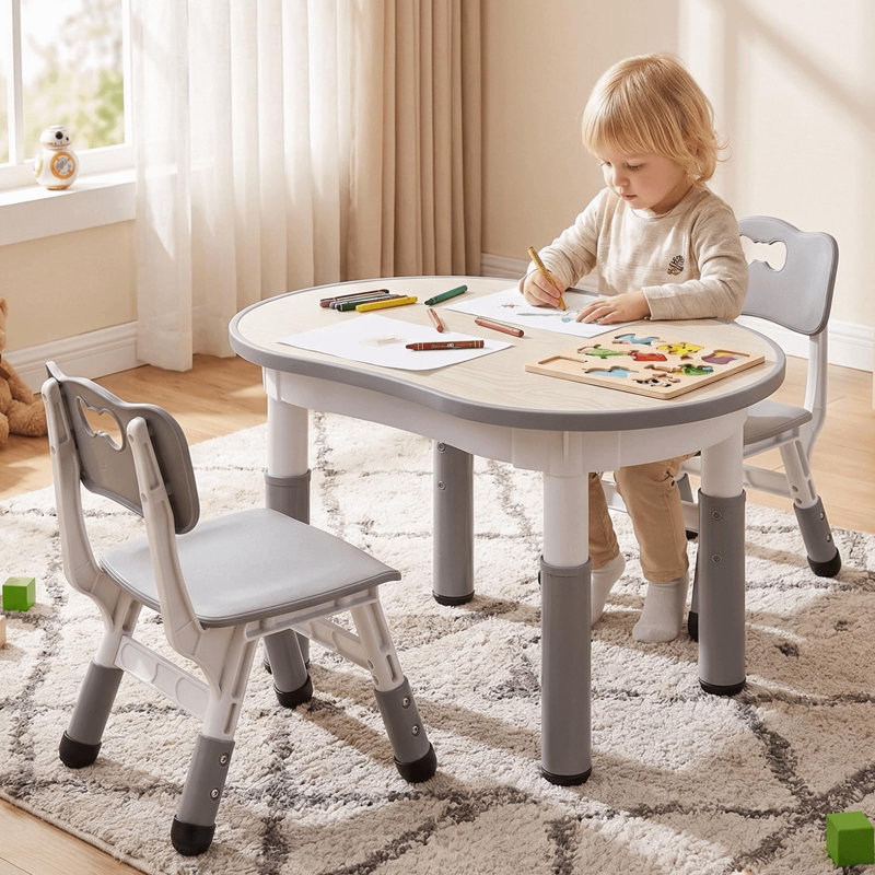 2 -Person Dining Set, Grey