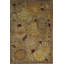 Tapis brun moderne en laine noué à la main-1013153991