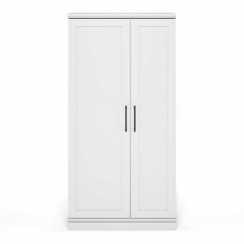 Armoire de cuisine avec 2 portes Furinno + Robin, armoire de cuisine avec 2 portes, 71 H, blanc