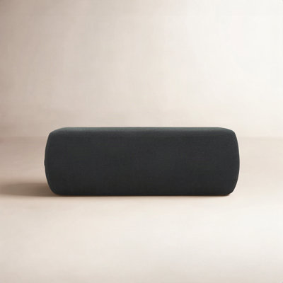 50" Velvet Upholstered Ottoman