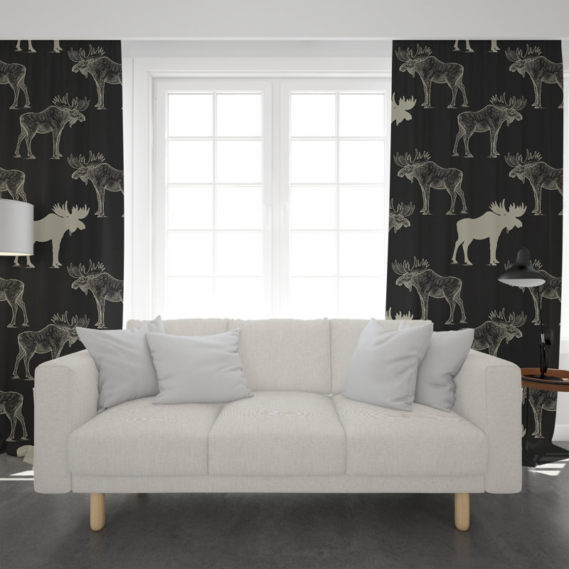Joshana Room Darkening Curtain Pair, 40" W x 52" L