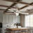 Indoor Ceiling Fan with Solid Wood Blades and Integrated LED Light, 52-Inch, Remote and App Control