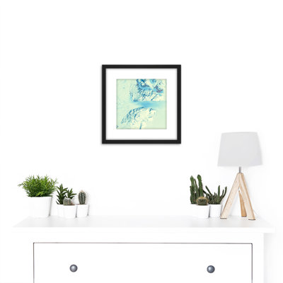 Abstract Snow Mountains - Single Picture Frame Painting