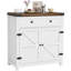 Armoire d'appoint en bois 2 portes 33,46 "avec 1 tiroir-106891211