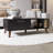 Coffee Table With A Door And Open Storage