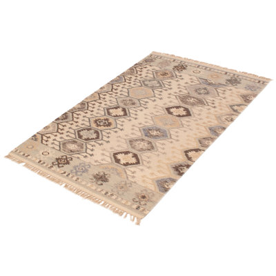 Ankara FW Cream Kilim 5'1" x 8'2"