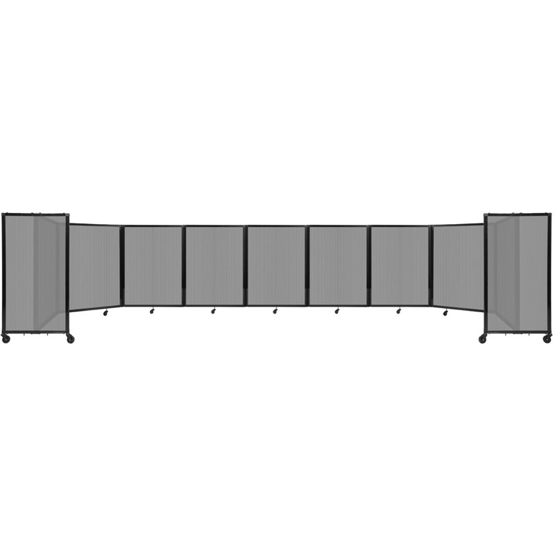 Cloison murale en polycarbonate 360, H 48 po x l 300 po, Gris clair