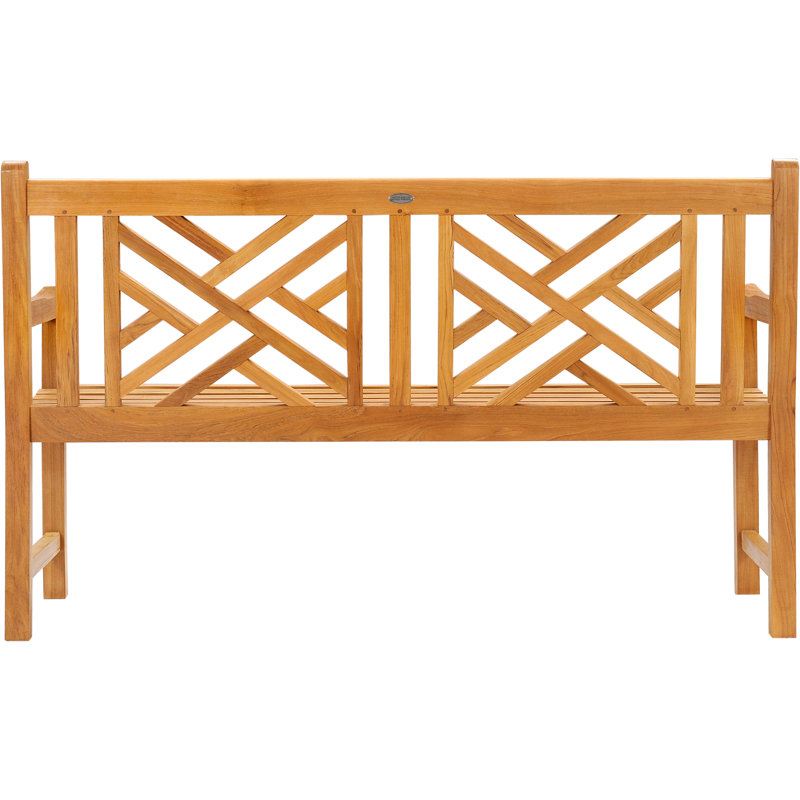 Acworth Outdoor Teak Bench, 59" W x 26" D