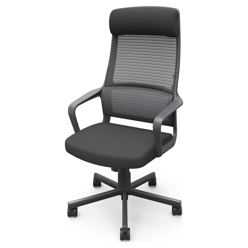 Northwood Mesh Task Chair with Headrest, Black