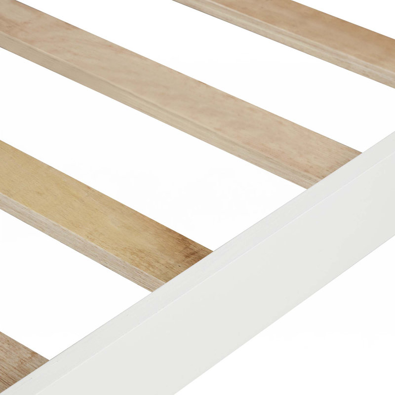 Lit plateforme durable, tête et pied de lit, confort durable et rehaussement de la chambre à coucher