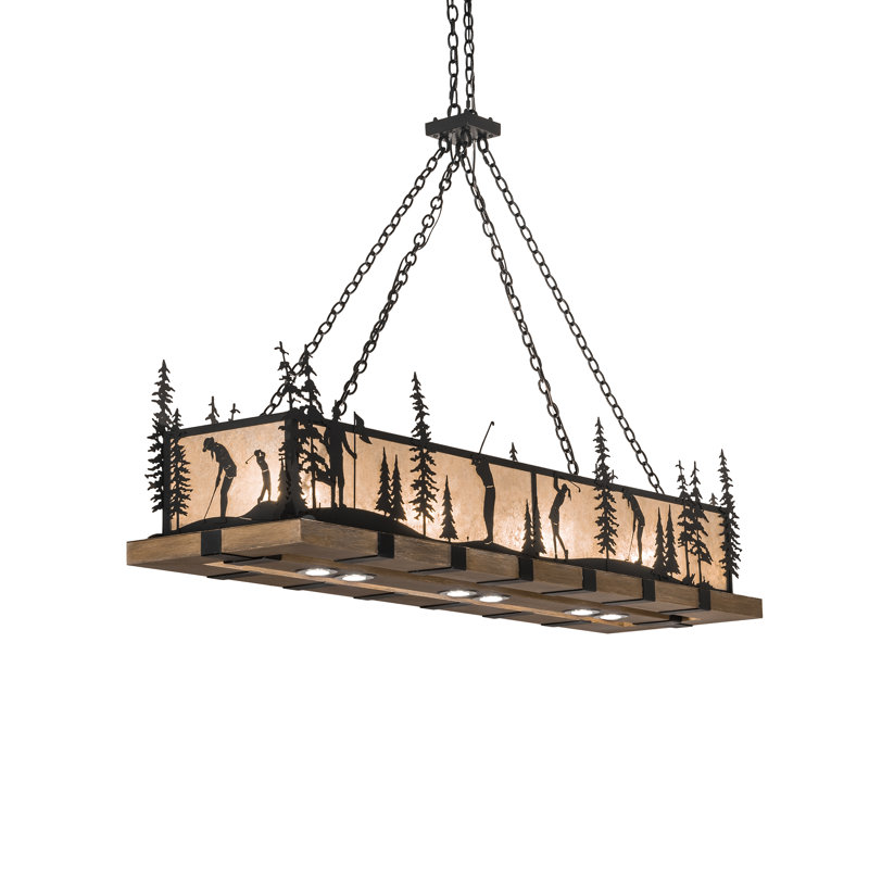 Rustic Lodge 4 - Light LED Pendant