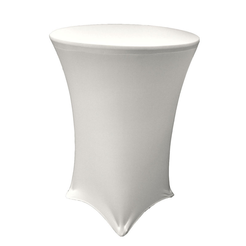Nappe ronde, Blanc, R 32 po x H 42 po