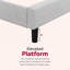 Structure de lit plateforme tapissier-1175501595